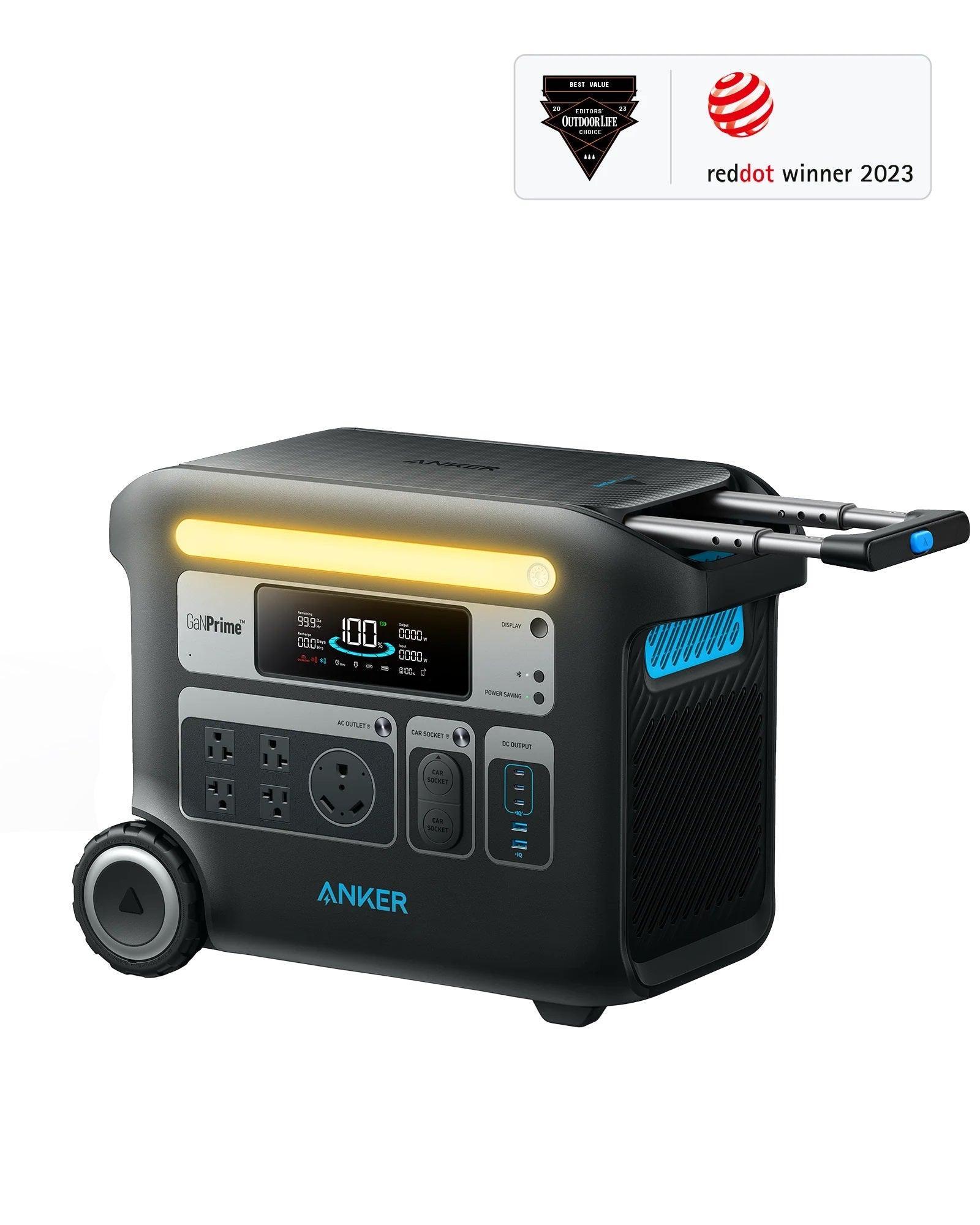 Anker 767 Portable Power Station with 2048Wh for Camping - Benebomo