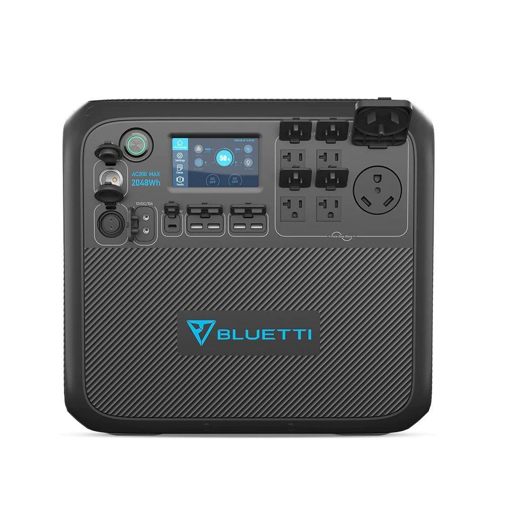 BLUETTI 2048Wh Solar Generator AC200MAX with two B230 and Three PV200 - Benebomo