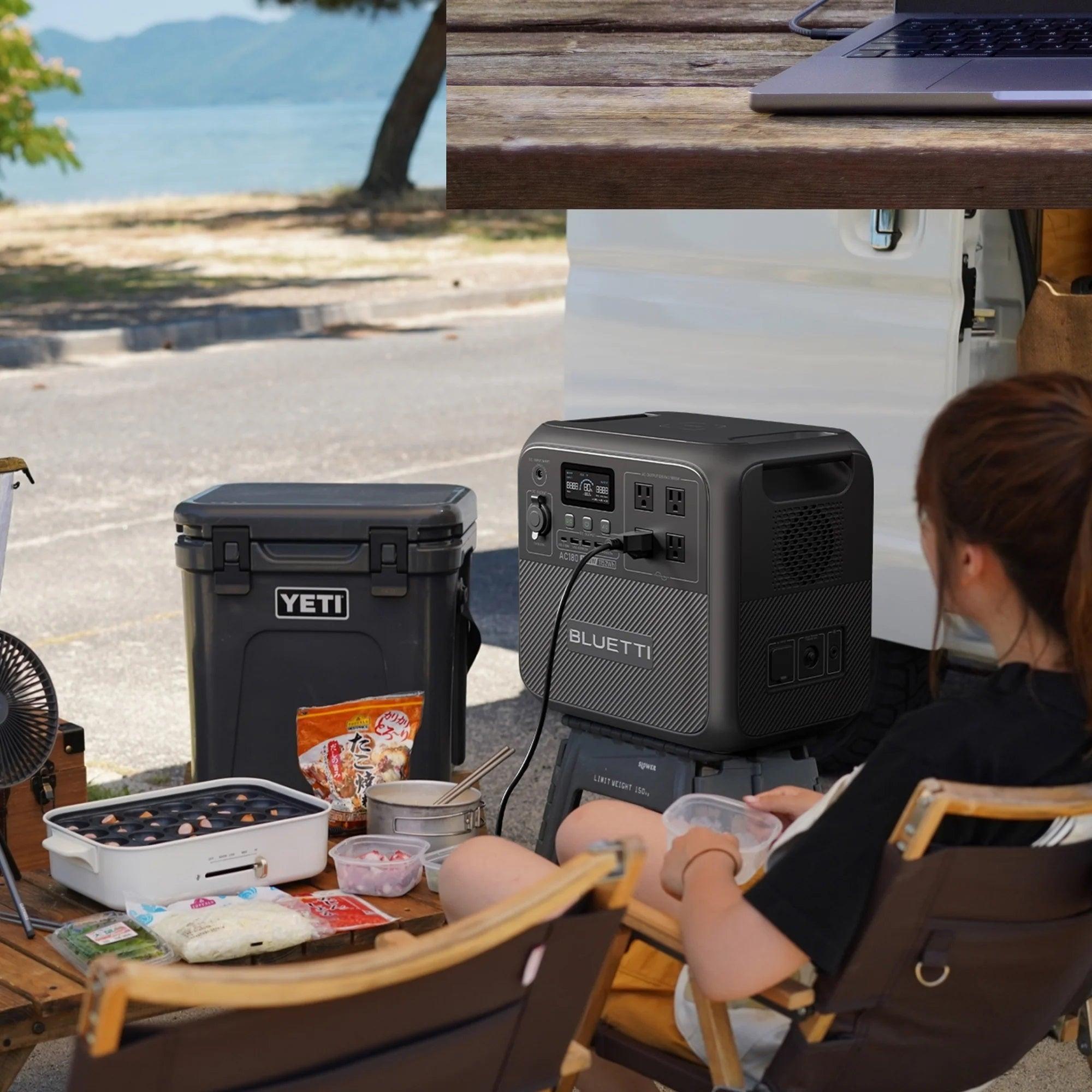 BLUETTI AC180 Solar Portable Power Station 1152Wh - Benebomo