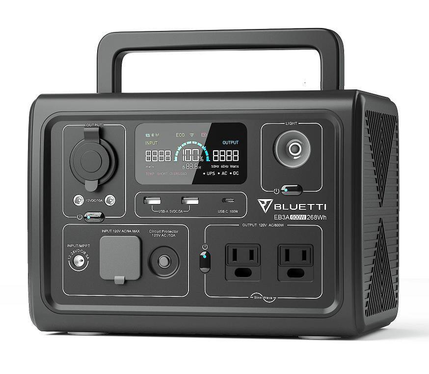 BLUETTI EB3A Portable Power Station 268Wh - Benebomo