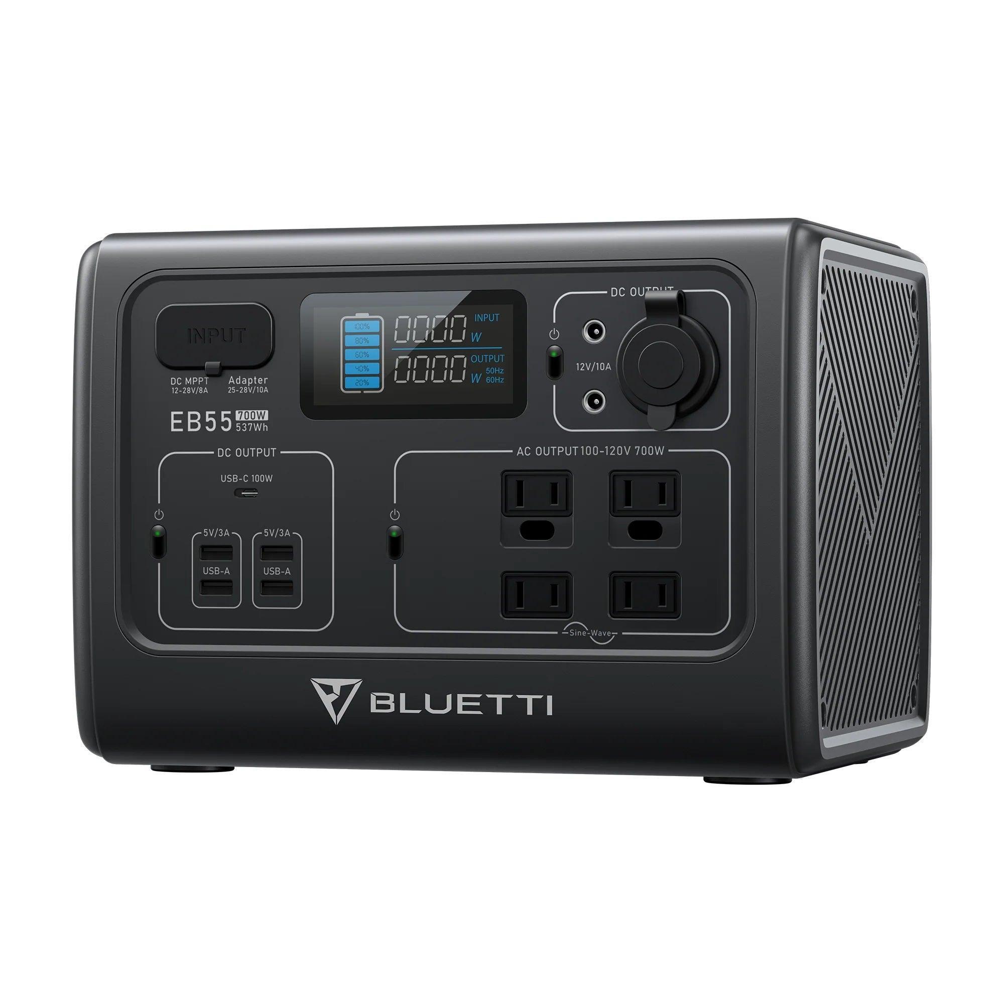 BLUETTI EB55 Portable Power Station 537Wh - Benebomo