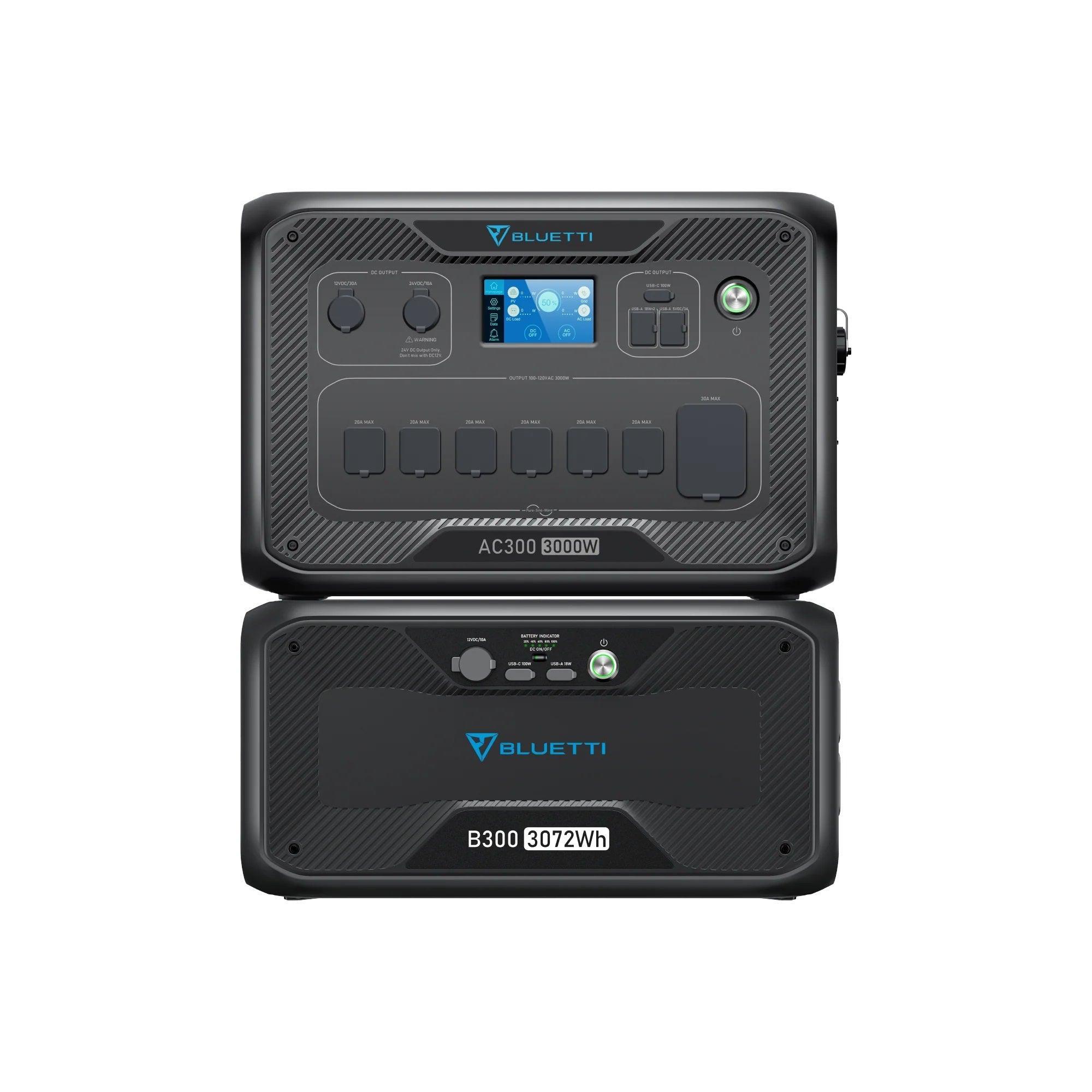 BLUETTI Home Battery Backup AC300 Inverter with B300 Battery - Benebomo