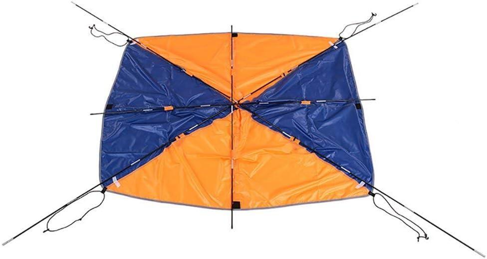 Boat Sun Shade for 4 to 5 Persons Waterproof Orange - Benebomo