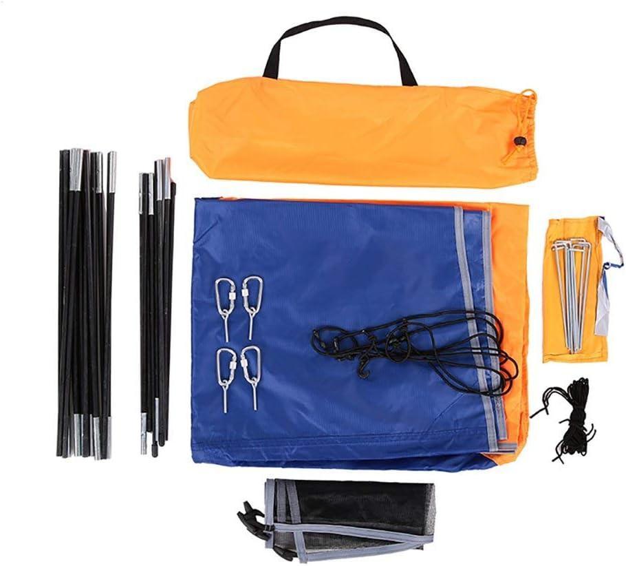 Boat Sun Shade for 4 to 5 Persons Waterproof Orange - Benebomo