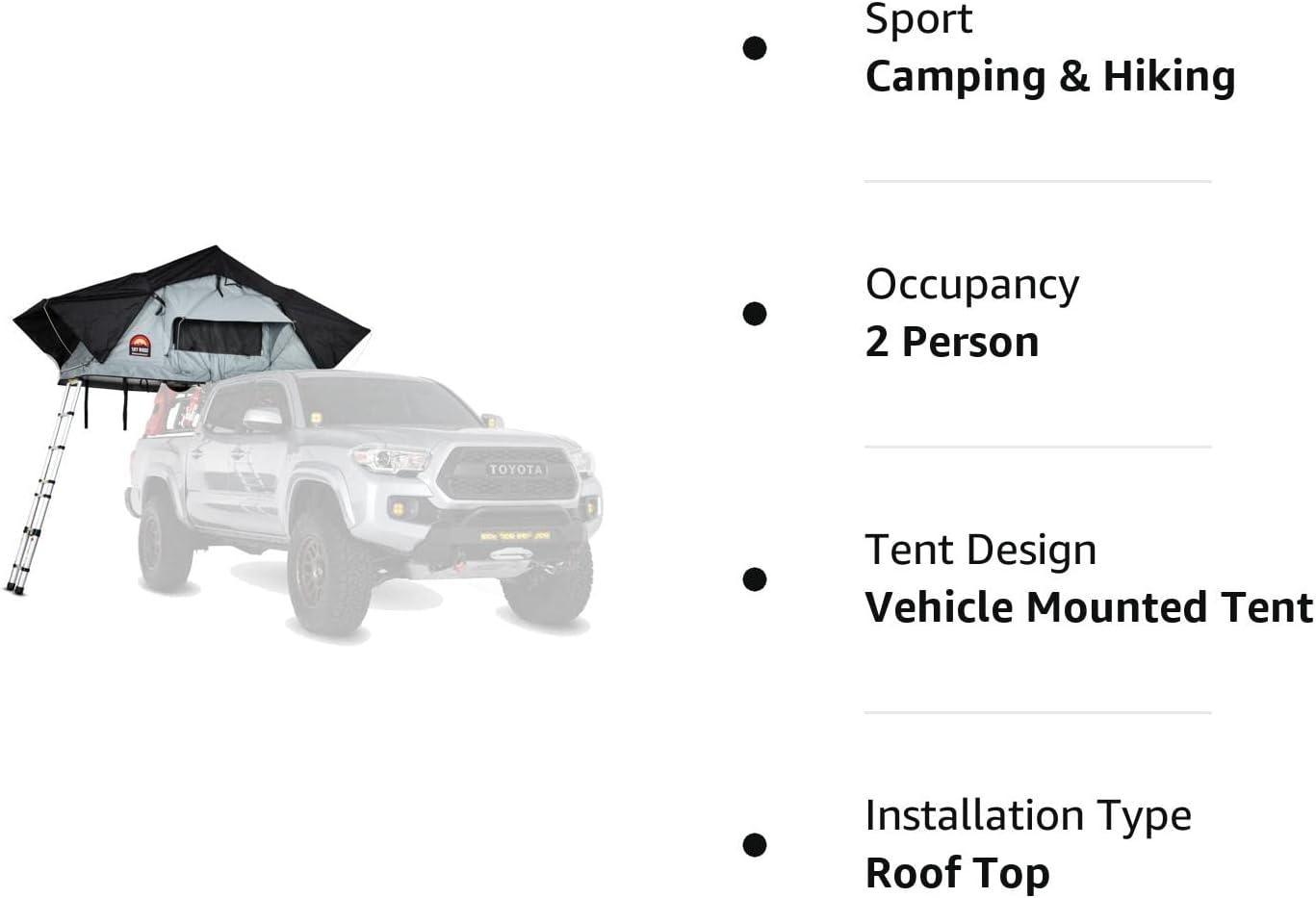 Body Armor Roof Tent for 2 People 4 Season Truck Tent - Benebomo