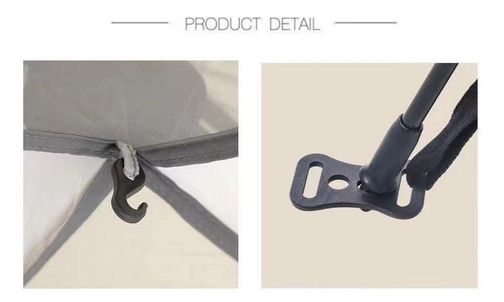 Cabin Tent for Adults 3 to 4 People Waterproof Oxford - Benebomo