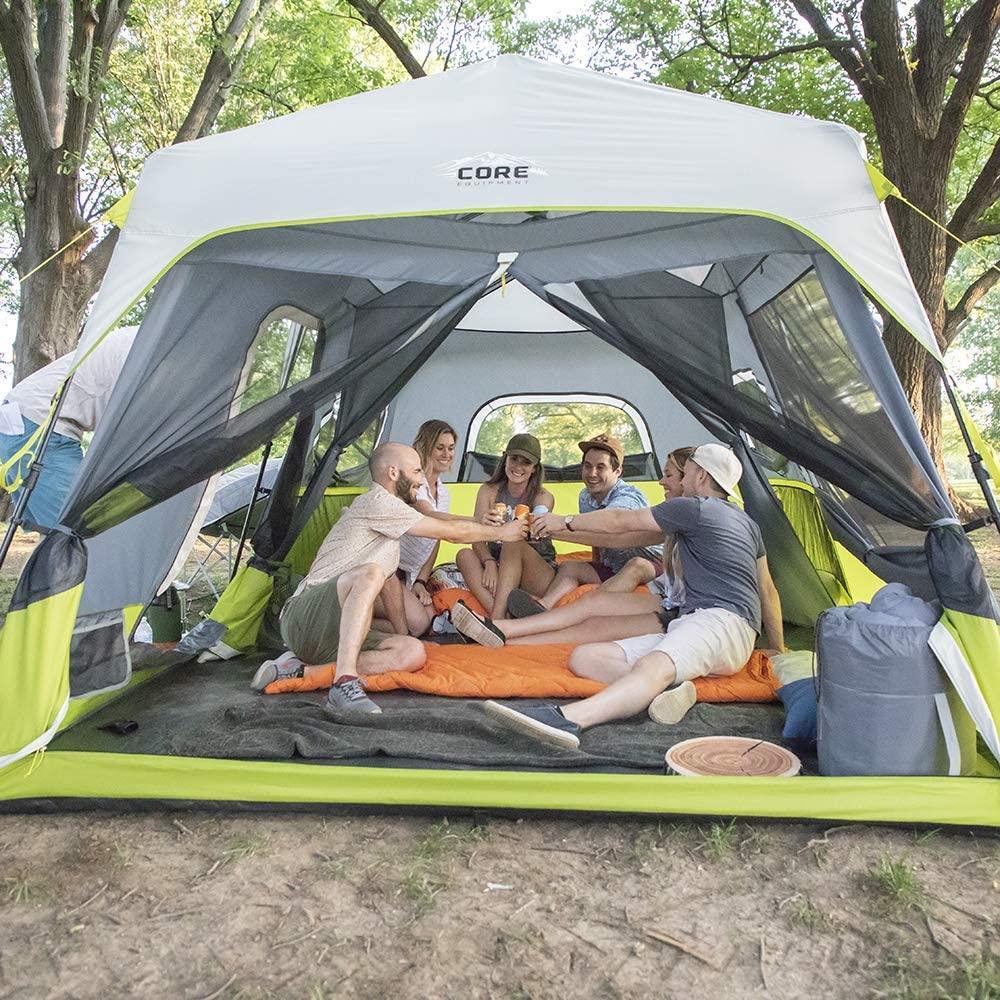 CORE Portable Instant Cabin Tent 9 Person Waterproof - Benebomo