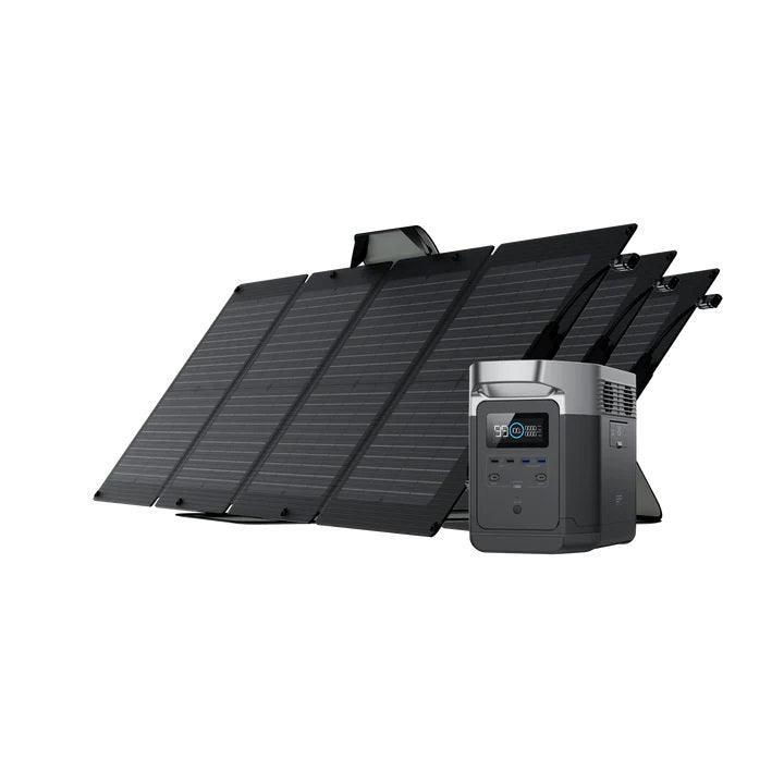 EcoFlow Solar Generator DELTA 1300 with 110W Portable Solar Panel - Benebomo