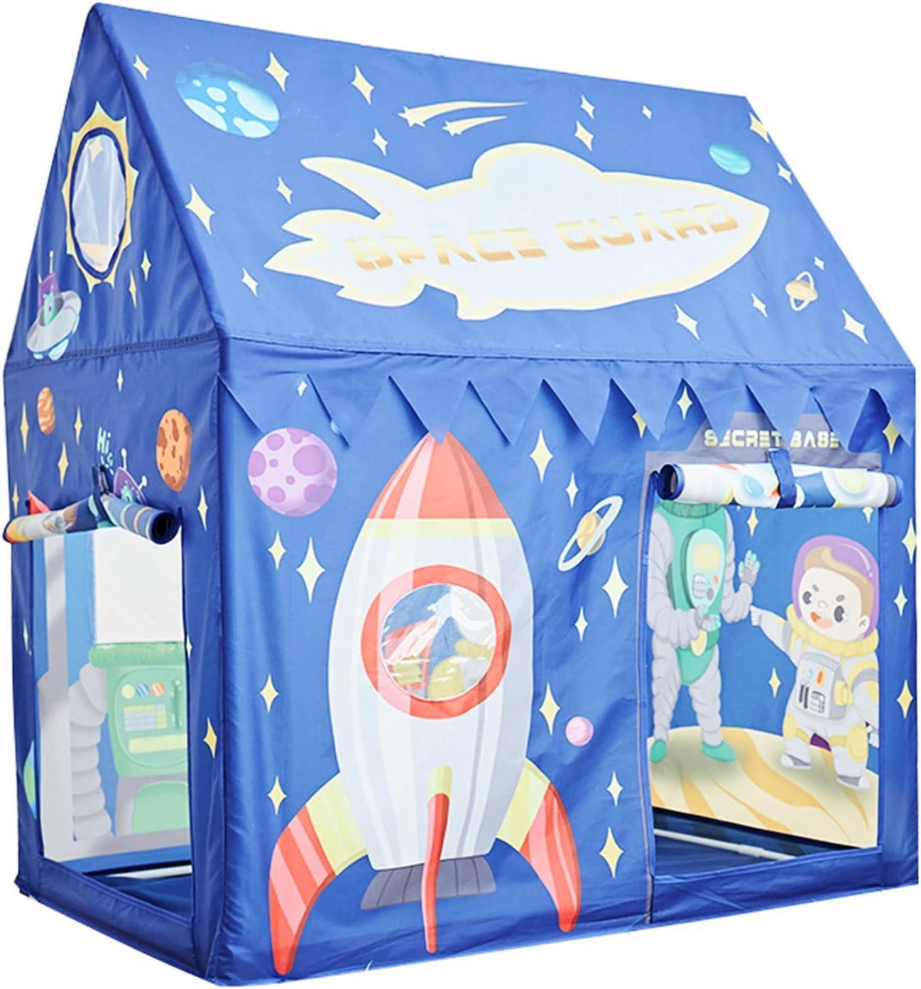 Kid's Blue Wendy House Aerospace Play Tent - Benebomo