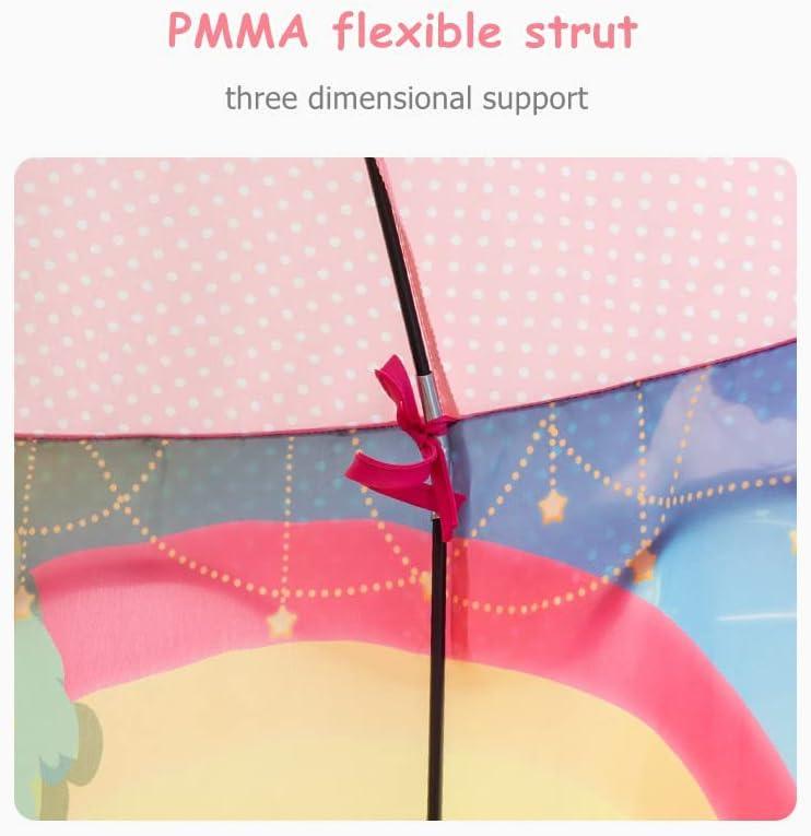 Kid's Pink Yurt Fairy Play Tent Polyester - Benebomo