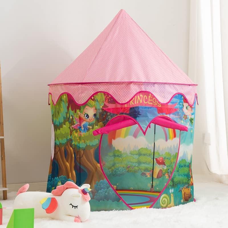 Kid's Pink Yurt Fairy Play Tent Polyester - Benebomo