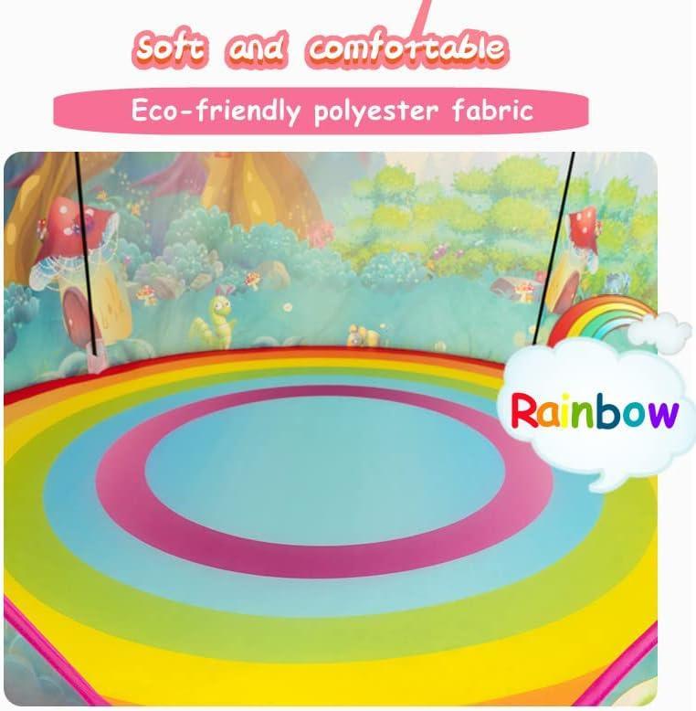 Kid's Pink Yurt Fairy Play Tent Polyester - Benebomo