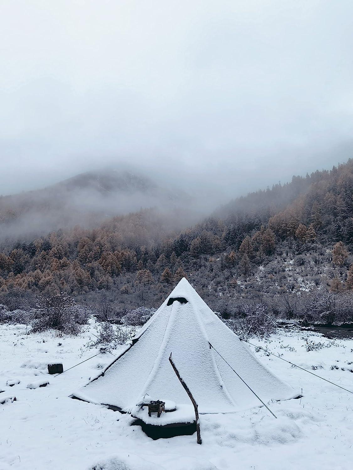 OneTigris Pyramid Tent for 2 Person Waterproof Teepee Tent - Benebomo