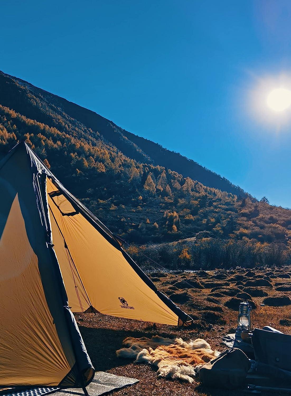 OneTigris Pyramid Tent for 2 Person Waterproof Teepee Tent - Benebomo