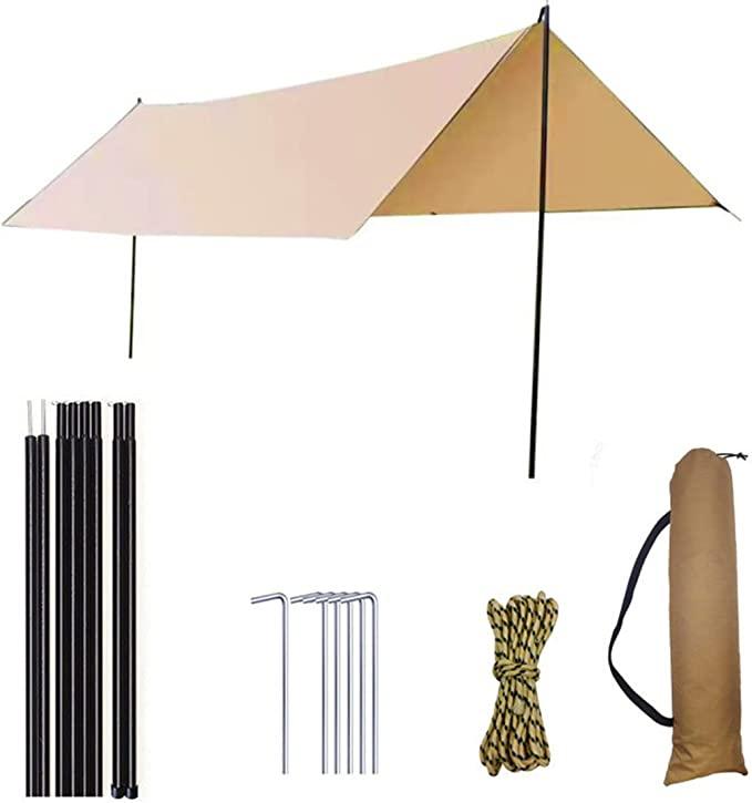 Gold Outdoor Aluminium Sun Shade Package