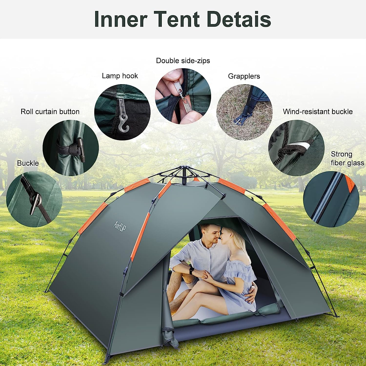 amflip dome tent details