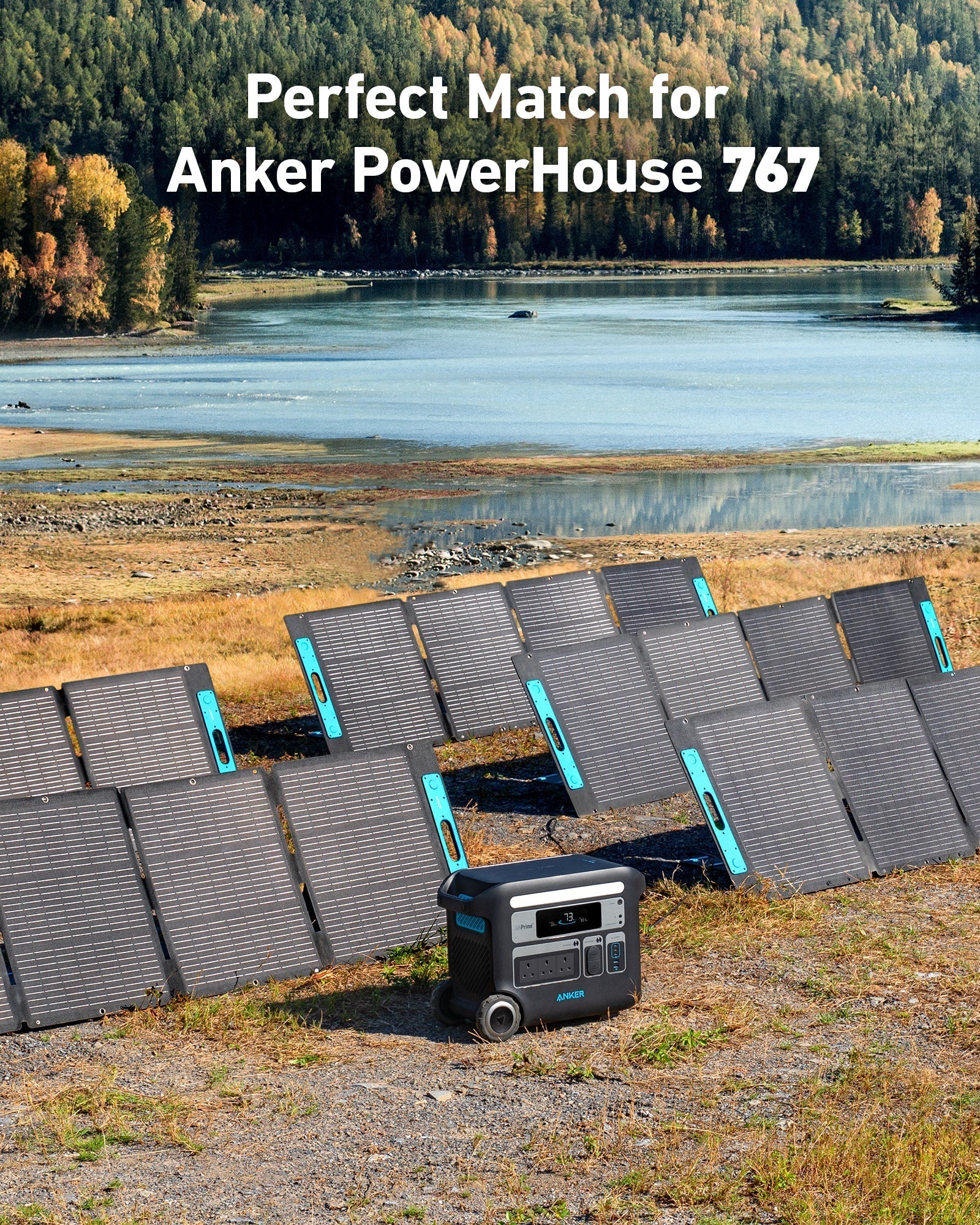Anker 531 Solar Panel With Anker Power Station 767