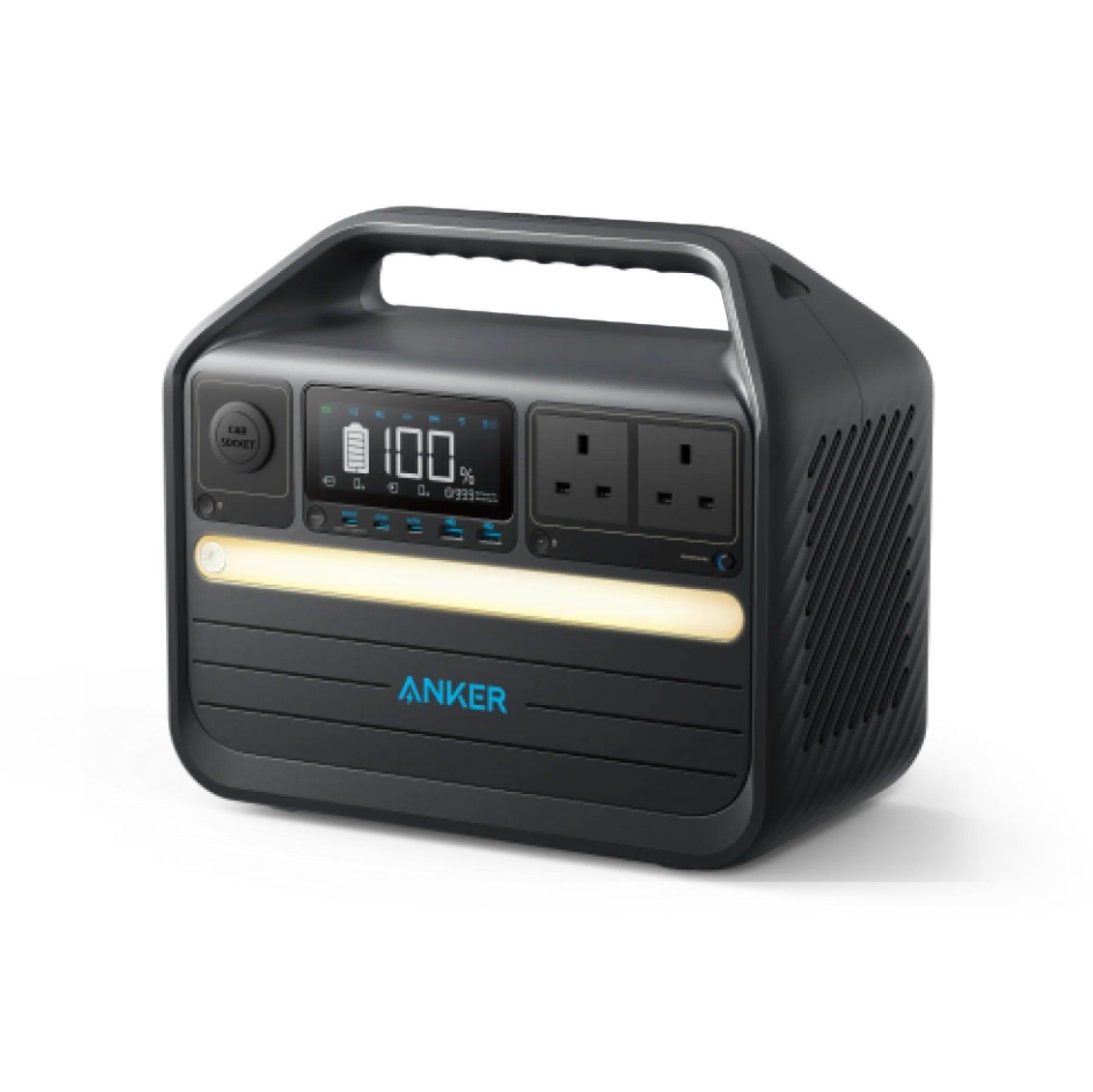 Anker 555 Solar Generator 1024Wh with one 100W Solar Panel - Benebomo