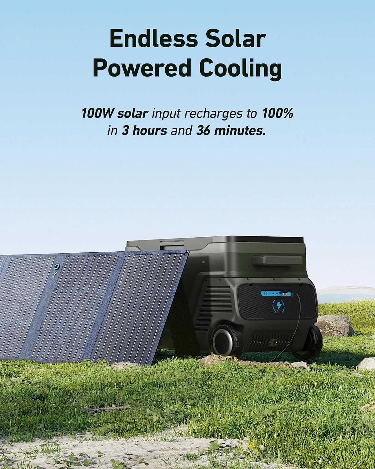 Anker Solar Cooler With Solar Panel