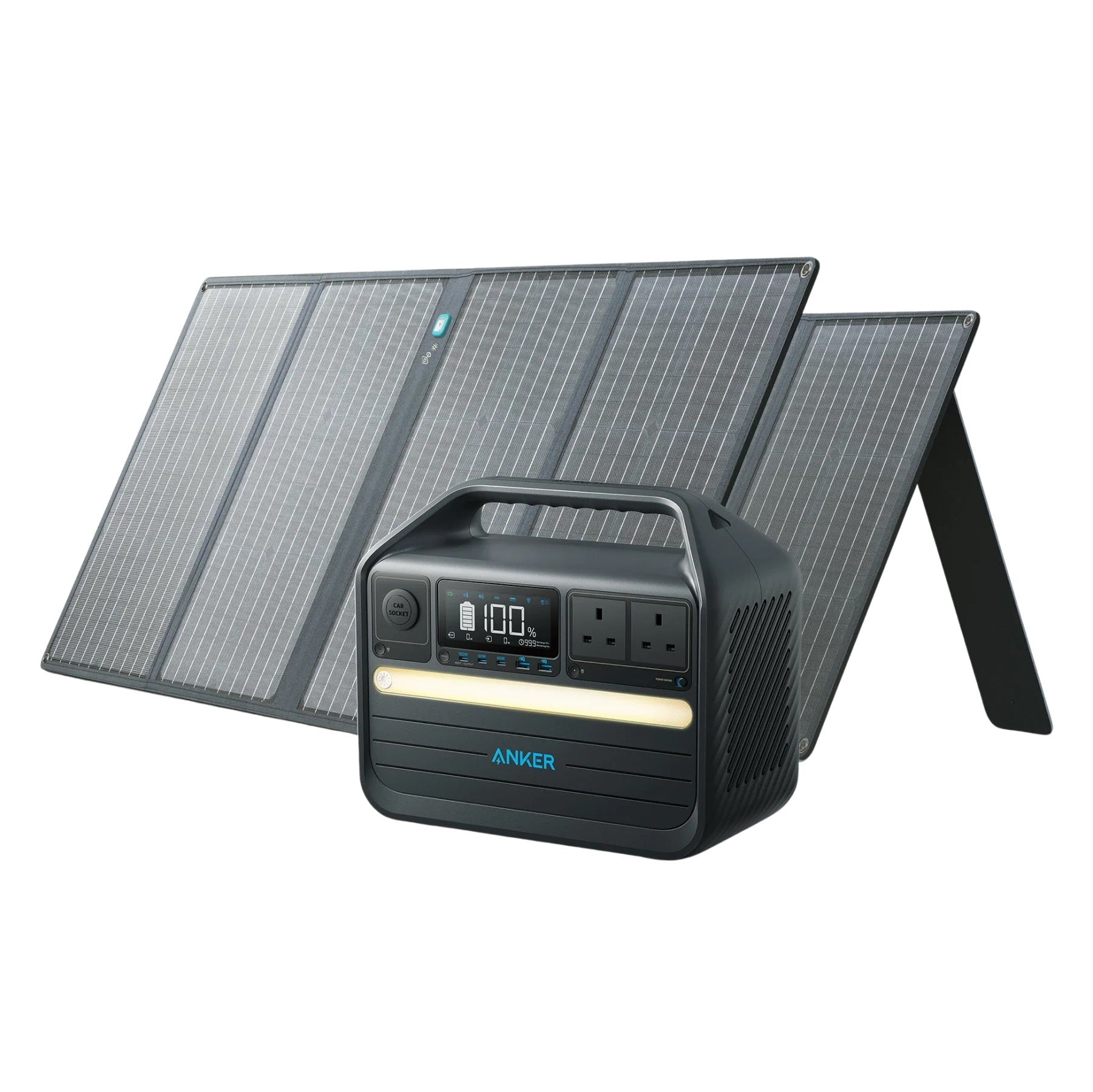 Anker Solar Generator 555 With 2 100W Solar Panels