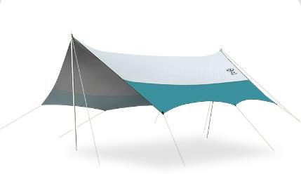 Blue Octagonal Green Sun Shade Canopy Tent