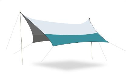 Blue Sun Shade Canopy Tent