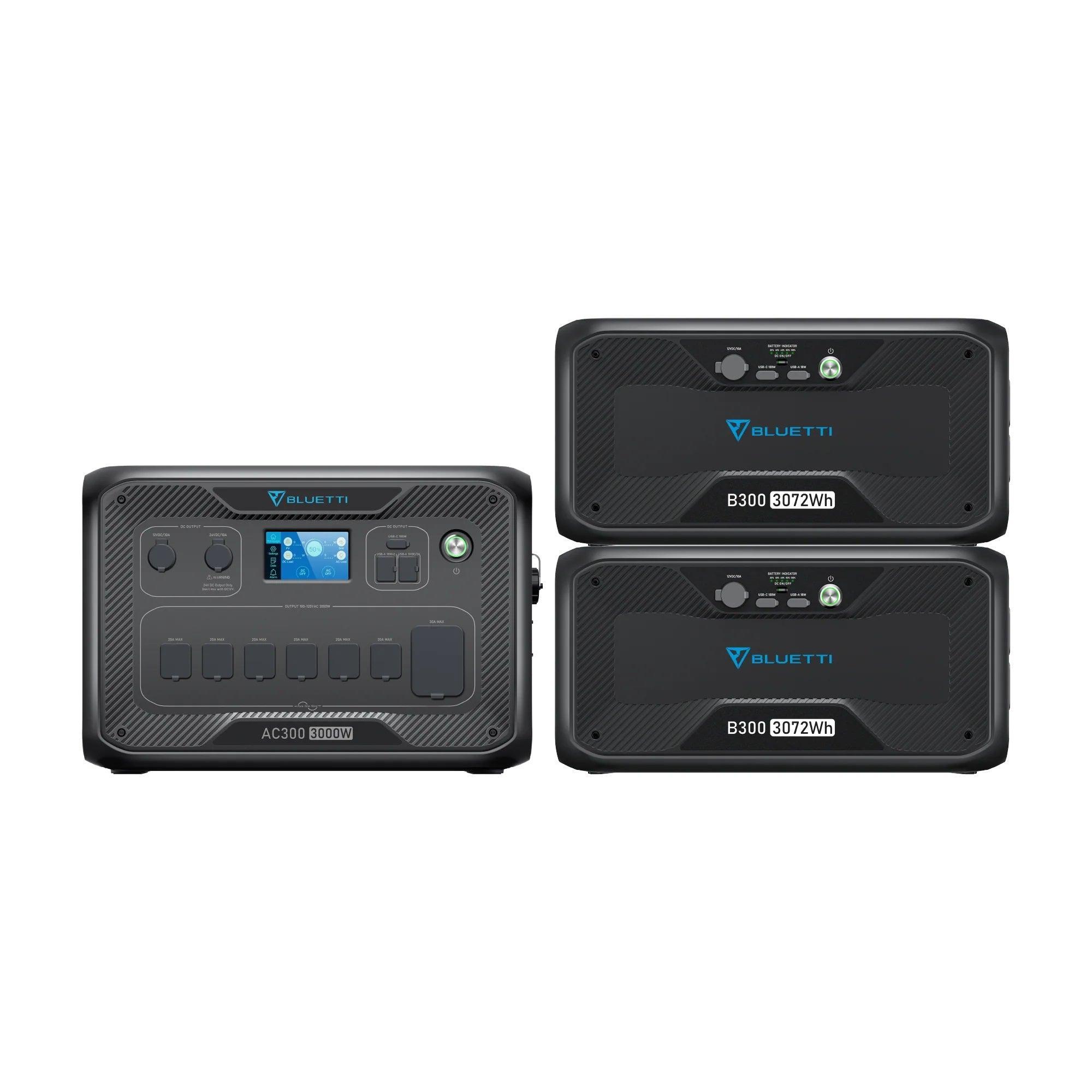 BLUETTI Home Battery Backup AC300 Inverter with B300 Battery - Benebomo