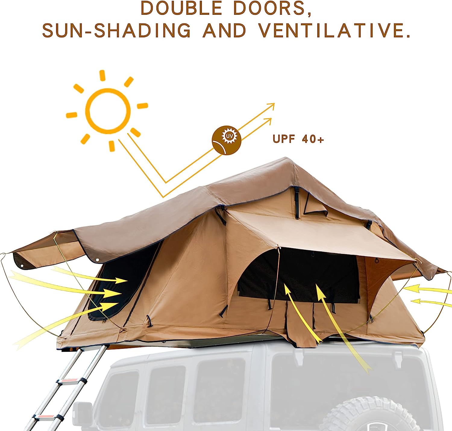 Camaqui Roof Tent Truck Tent UV Protection
