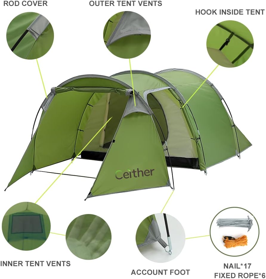 ceither tunnel tent feature