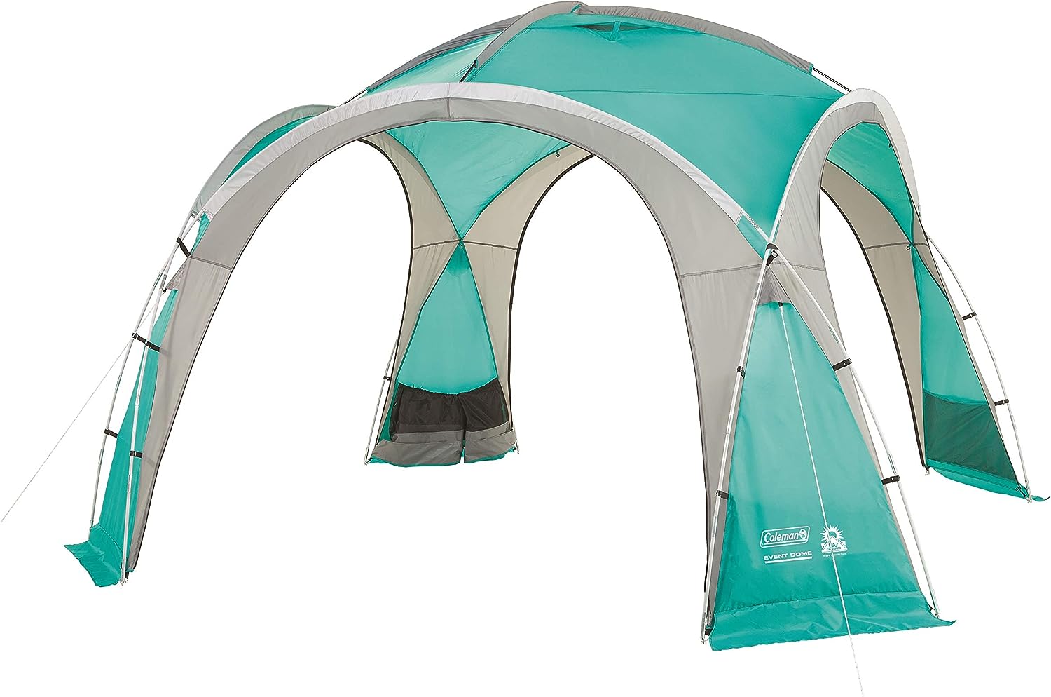 coleman gazebo tent blue polyester event dome shelter