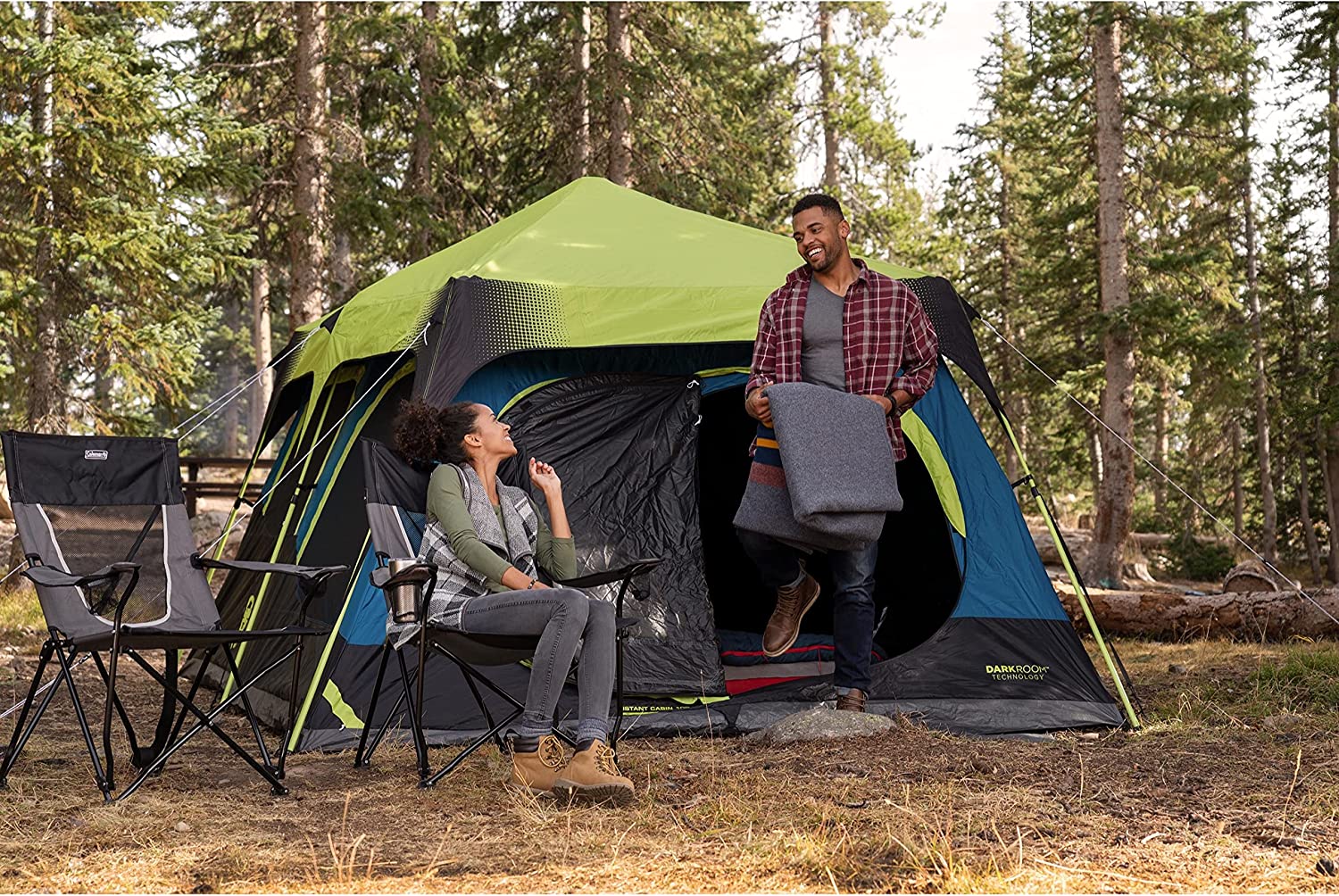 Coleman Instant Cabin Tent Outside