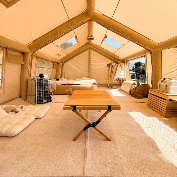 Coody 17.2 Beige - Inflatable Camping Tent for 2-10 Person