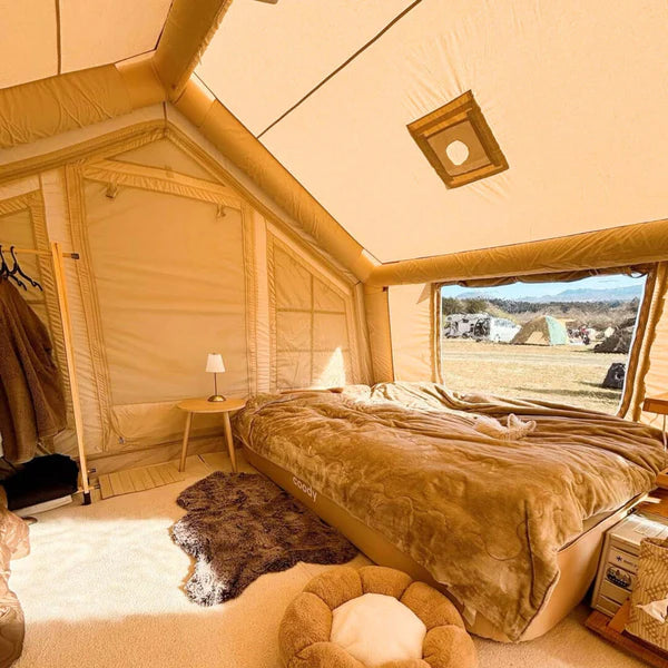 Coody 17.2 Beige - Inflatable Camping Tent for 2-10 Person