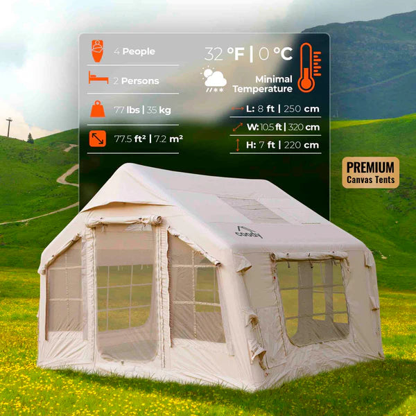 Coody 8 Inflatable Tent House for Camping
