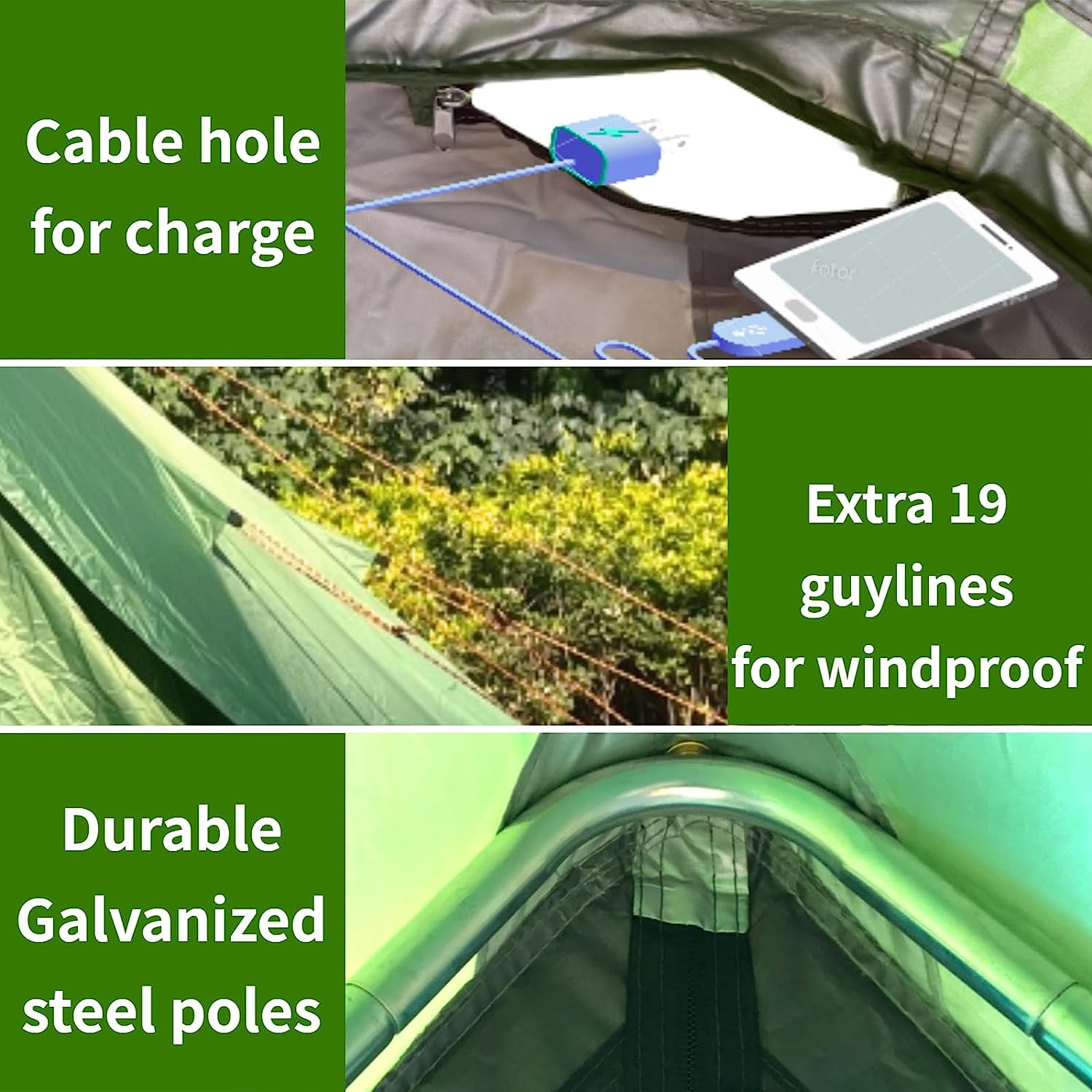 Danchel Glamping Tent Bell Tent Features