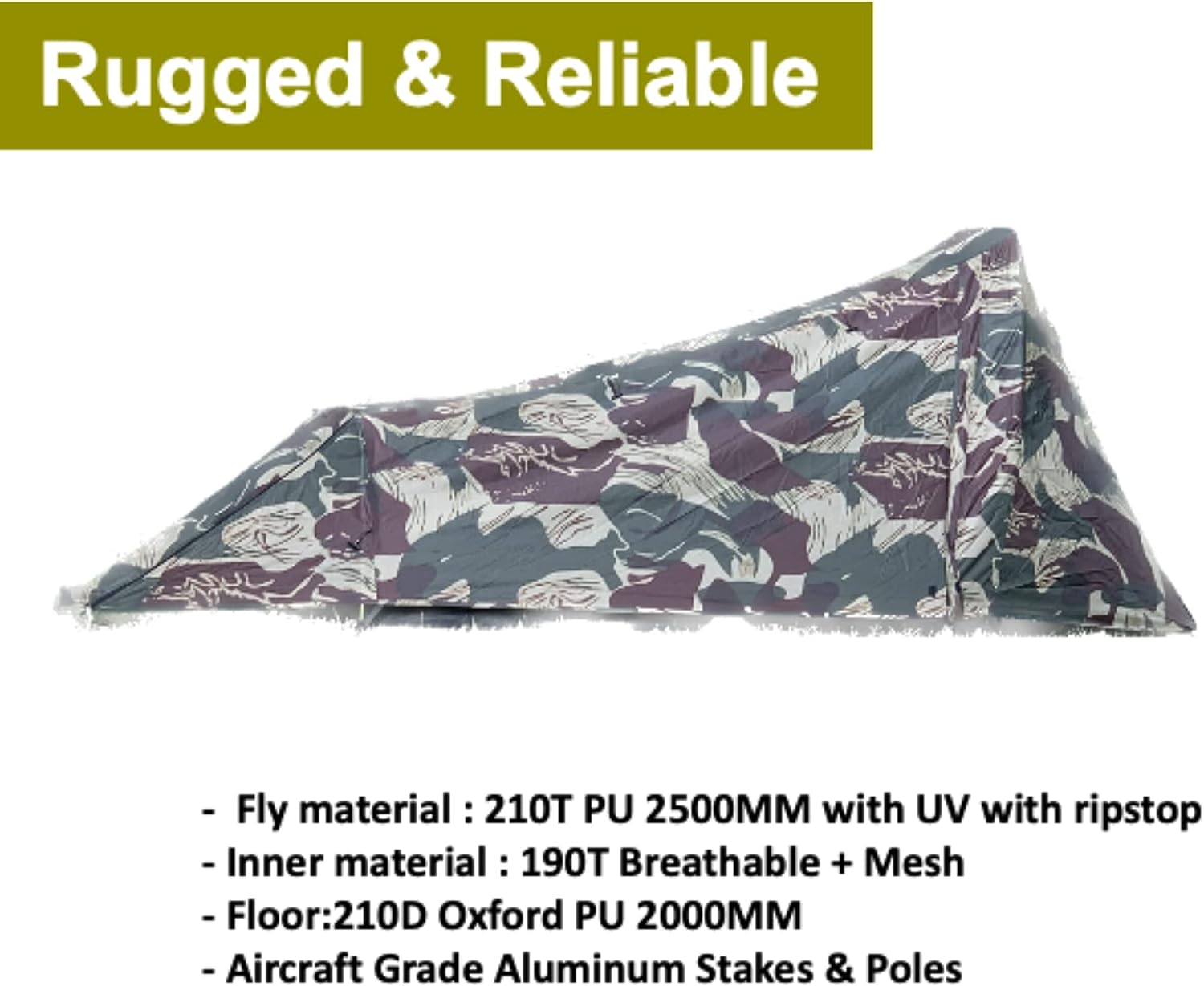 dragoon unlimited bivy tent camouflage survival shelter specs