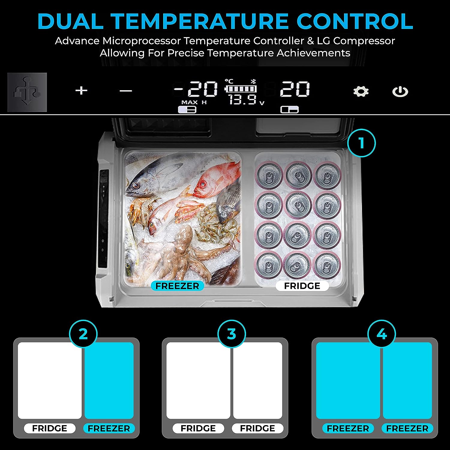 Dtpro Solar Cooler Temperature Control