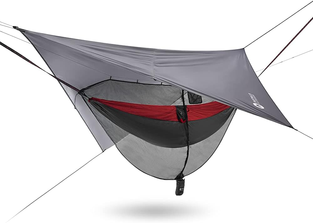 easthills outdoors hammock tent gray frontview