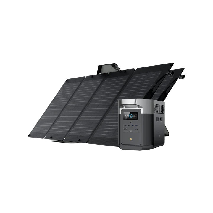Ecoflow Delta Max With 2 110W Portable Solar Panel