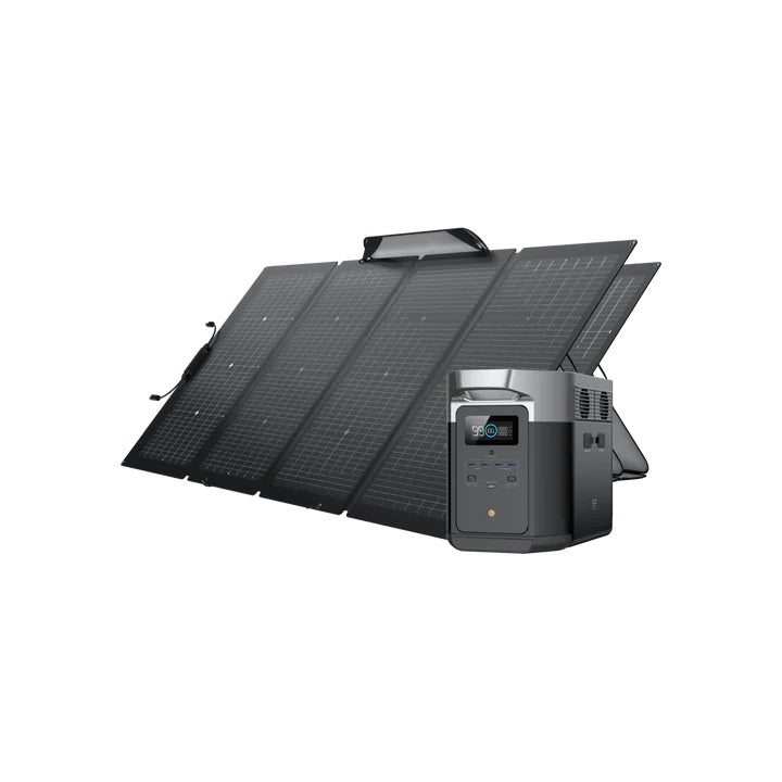 Ecoflow Delta Max With 2 220W Portable Solar Panel