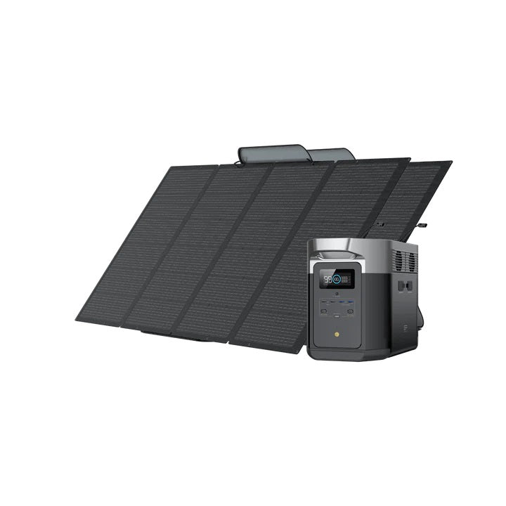 Ecoflow Delta Max With 2 400W Portable Solar Panel