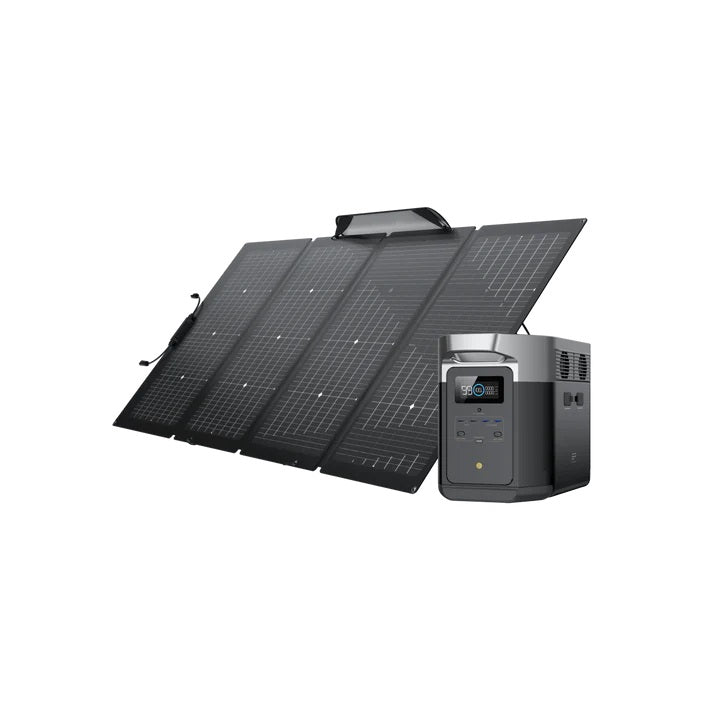 Ecoflow Delta Max With 220W Portable Solar Panel
