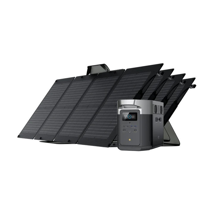 Ecoflow Delta Max With 4 110W Portable Solar Panel