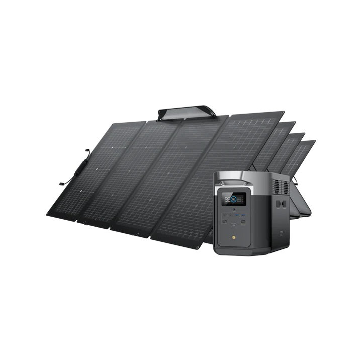 Ecoflow Delta Max With 4 220W Portable Solar Panel