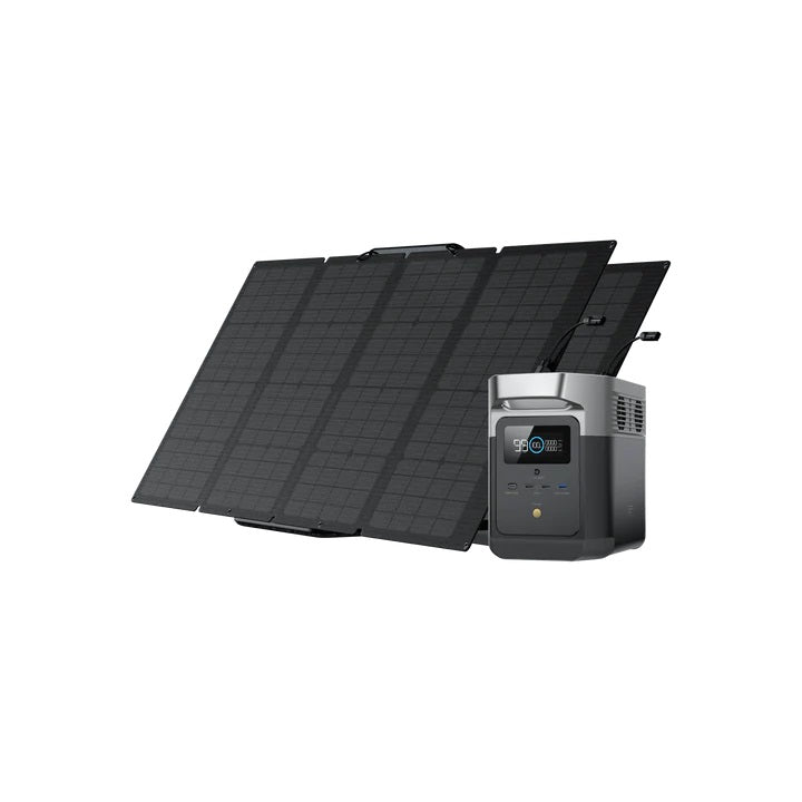 Ecoflow Delta Mini With 2 160W Portable Solar Panel