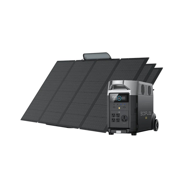 Ecoflow Delta Pro With 2 400W Portable Solars