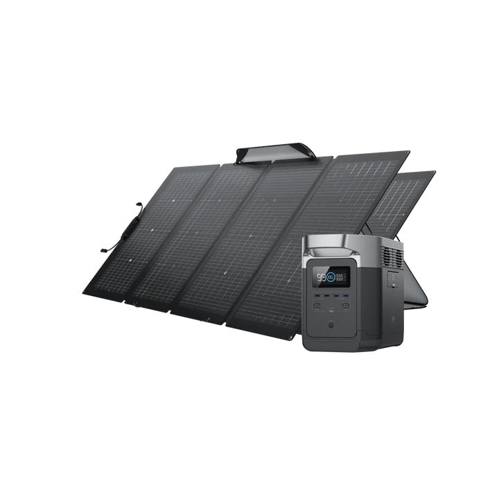 Ecoflow Delta With 2220W Portable Solar Panel