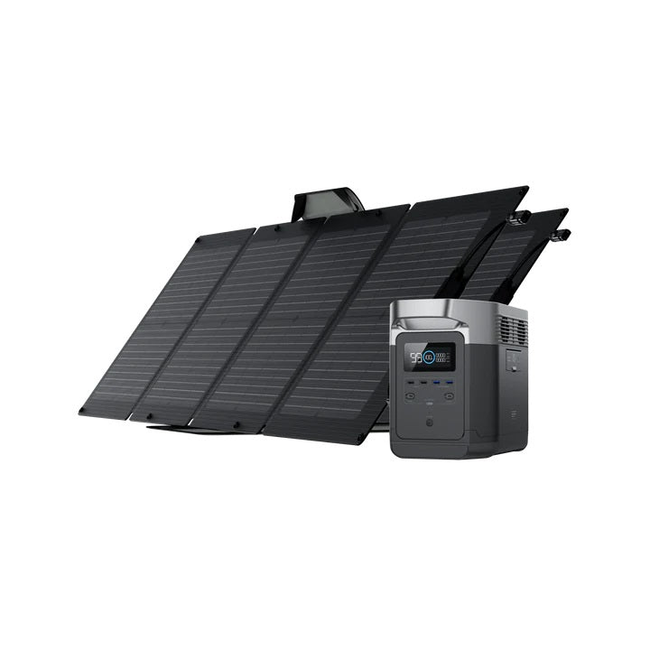 Ecoflow Delta With Two 110W Portable Solar Panels