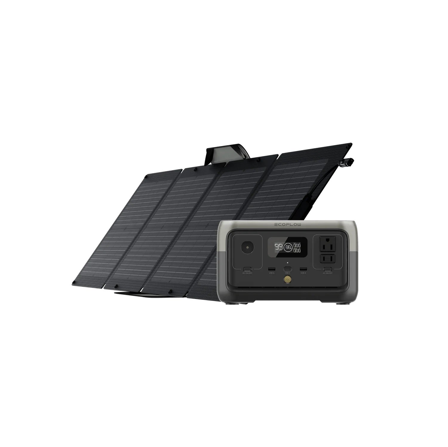 Ecoflow River 2 110W Portable Solar Panel Bundle
