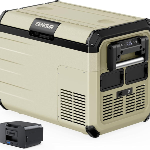 EENOUR Portable freezer for Camping Solar Cooler for Car